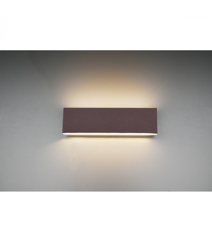 Concha Modern 2 Light Up & Down Wall Lamp Rusty 28cm 3000K-2