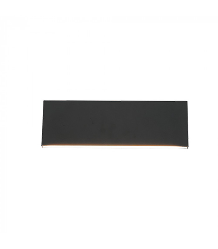 Concha Modern 2 Light Up & Down Wall Lamp Anthracite 28cm 3000K-1