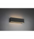 Concha Modern 2 Light Up & Down Wall Lamp Anthracite 28cm 3000K-3