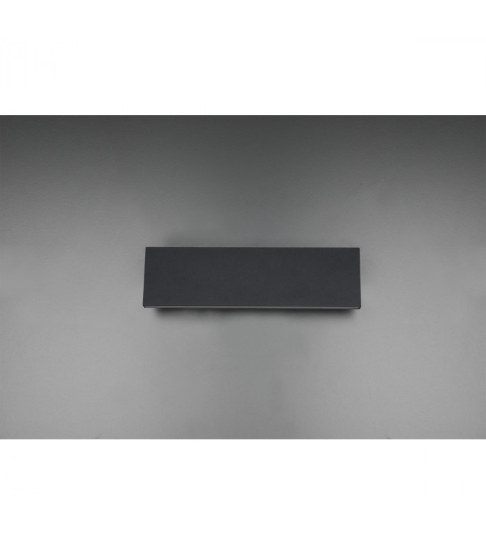 Concha Modern 2 Light Up & Down Wall Lamp Anthracite 28cm 3000K-5
