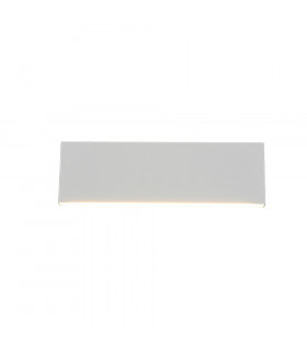 Concha Modern 2 Light Up & Down Wall Lamp White Matt 28cm 3000K-1