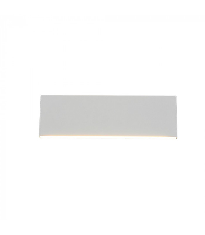 Concha Modern 2 Light Up & Down Wall Lamp White Matt 28cm 3000K-1