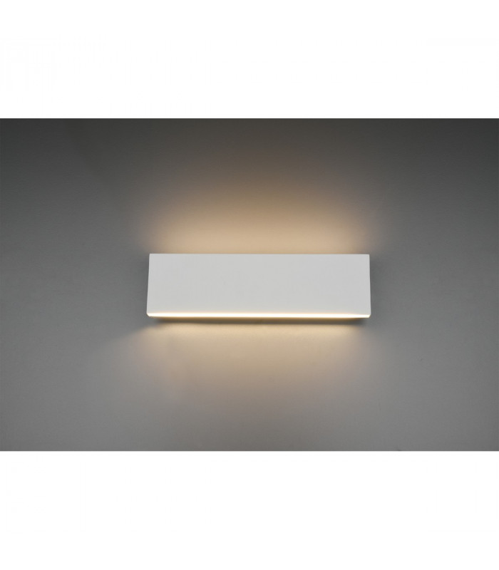 Concha Modern 2 Light Up & Down Wall Lamp White Matt 28cm 3000K-2