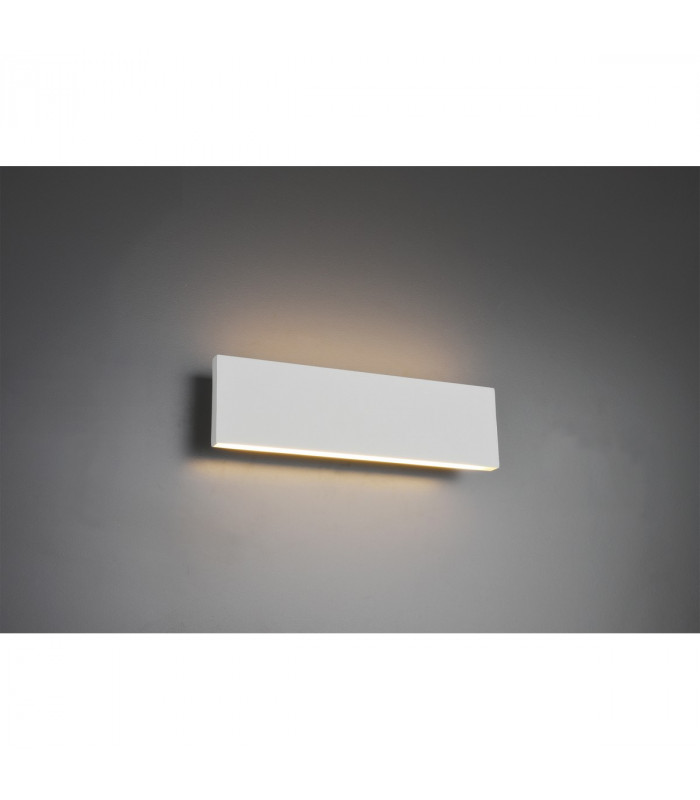 Concha Modern 2 Light Up & Down Wall Lamp White Matt 28cm 3000K-3