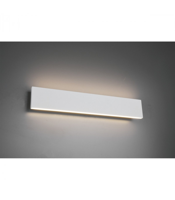 Concha Modern 2 Light Up & Down Wall Lamp White Matt 47cm 3000K-3