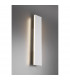 Concha Modern 2 Light Up & Down Wall Lamp White Matt 47cm 3000K-4