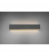 Concha Modern 2 Light Up & Down Wall Lamp Anthracite 47cm 3000K-2