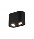 Cookie Modern 2 Light Surface Mounted Downlight Black Matt-1