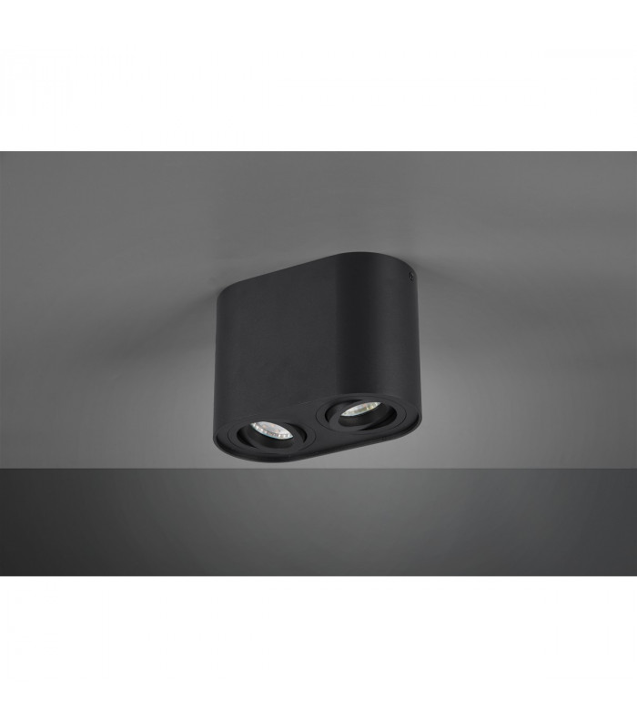 Cookie Modern 2 Light Surface Mounted Downlight Black Matt-3