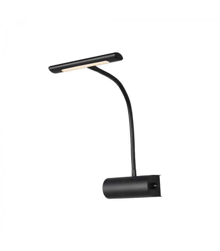 Curtis Modern 4W LED Wall Lamp Black Matt 3000K-1