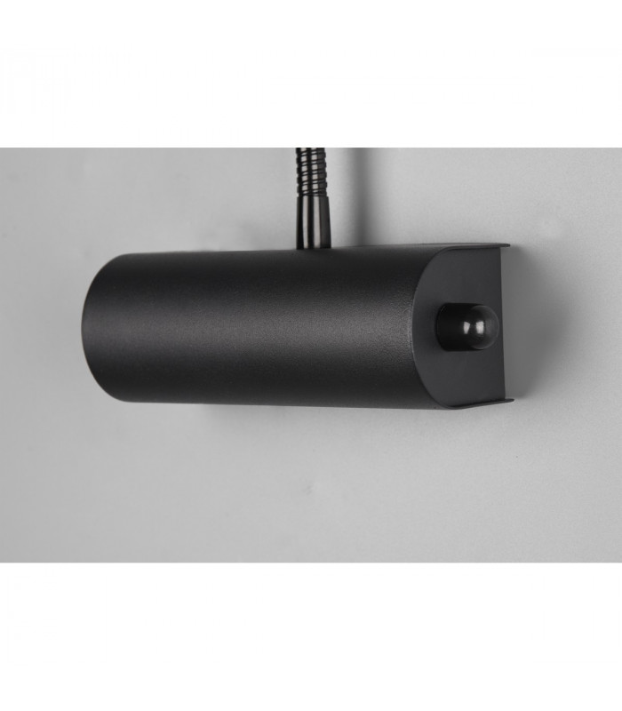 Curtis Modern 4W LED Wall Lamp Black Matt 3000K-3