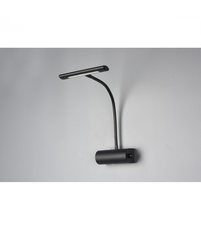 Curtis Modern 4W LED Wall Lamp Black Matt 3000K-4