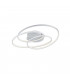 Gale Modern 38.5W LED Semi Flush Light White Matt 3000K-1