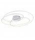 Gale Modern 50W LED Semi Flush Light White Matt 3000K-1