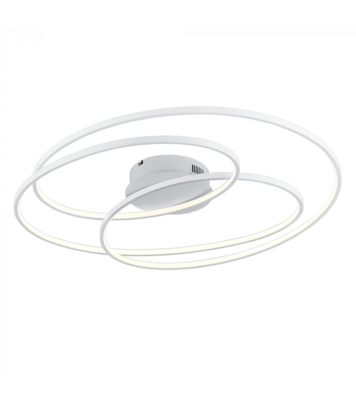 Gale Modern 50W LED Semi Flush Light White Matt 3000K-1