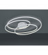 Gale Modern 50W LED Semi Flush Light White Matt 3000K-2