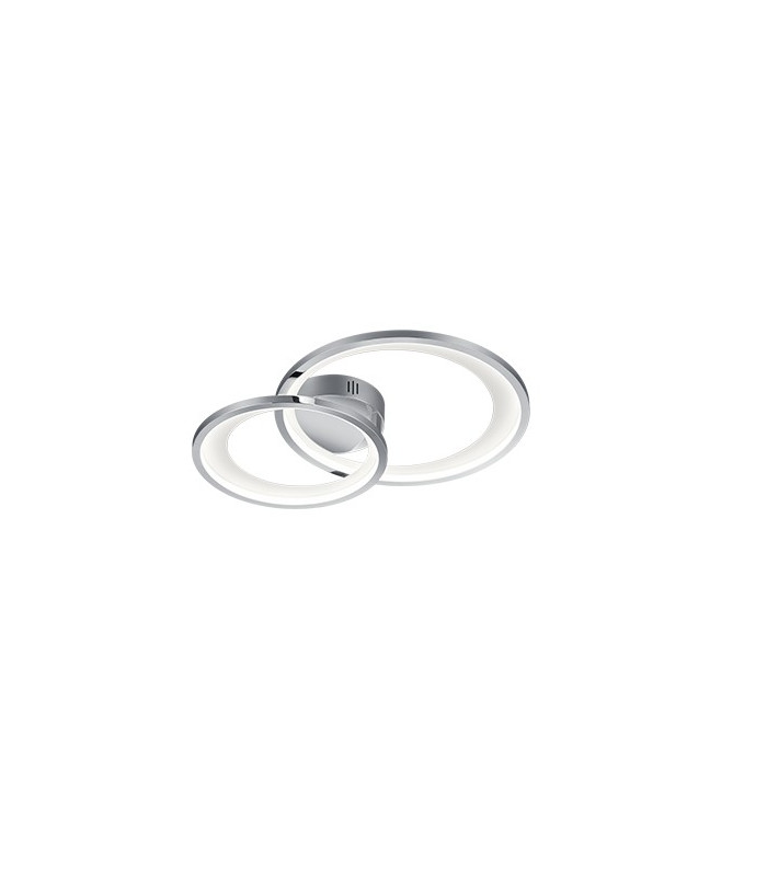 Granada Modern 29W LED Semi Flush Light Chrome 3000K-1