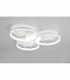 Groovy Modern 30W LED Semi Flush Light White Matt 4000K-2