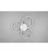 Groovy Modern 30W LED Semi Flush Light White Matt 4000K-5