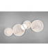 Groovy Modern 37W LED Semi Flush Light White Matt 4000K-3