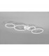 Groovy Modern 37W LED Semi Flush Light White Matt 4000K-4
