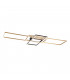 Irvine Modern 60W LED Semi Flush Light Brass Matt 3000-6500K Remote control-1