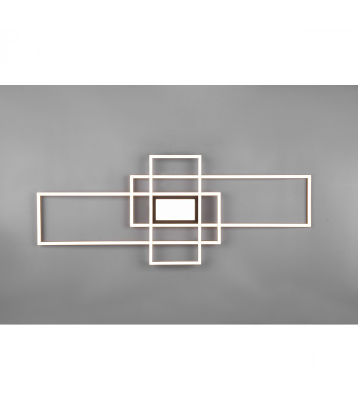 Irvine Modern 60W LED Semi Flush Light Brass Matt 3000-6500K Remote control-4