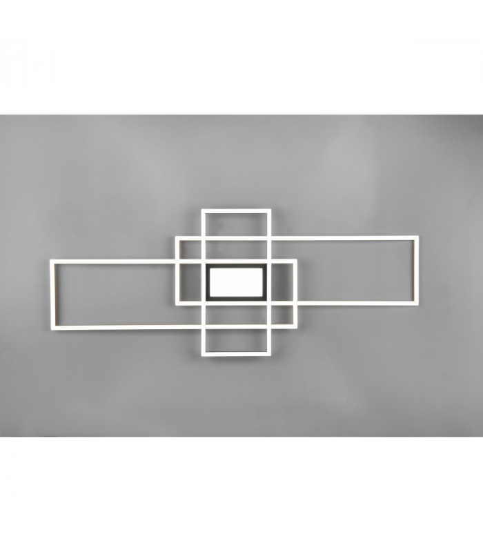 Irvine Modern 60W LED Semi Flush Light Brass Matt 3000-6500K Remote control-5