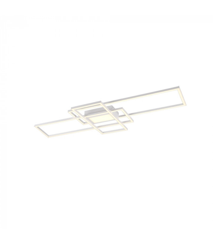 Irvine Modern 60W LED Semi Flush Light White Matt 3000-6500K Remote control-1