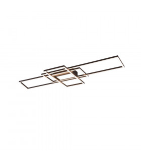 Irvine Modern 60W LED Semi Flush Light Anthracite 3000-6500K Remote control-1