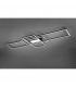 Irvine Modern 60W LED Semi Flush Light Anthracite 3000-6500K Remote control-3