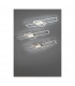 Irvine Modern 60W LED Semi Flush Light Anthracite 3000-6500K Remote control-5