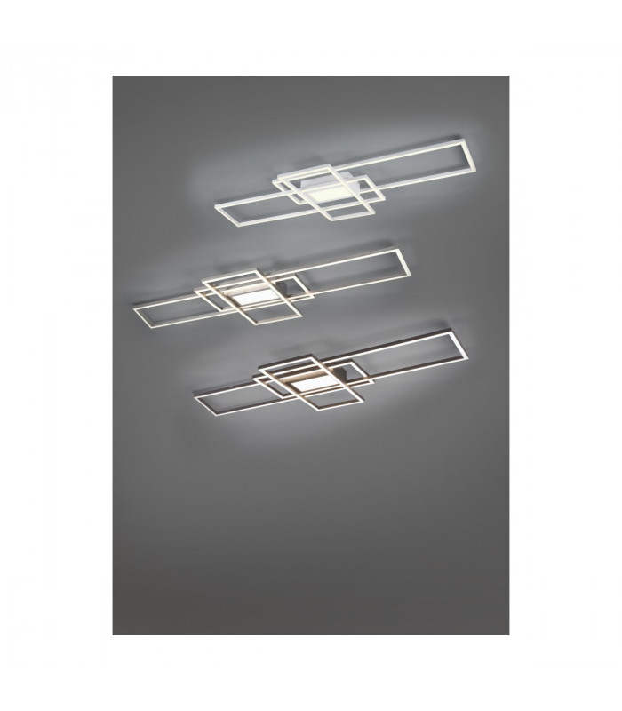 Irvine Modern 60W LED Semi Flush Light Anthracite 3000-6500K Remote control-5