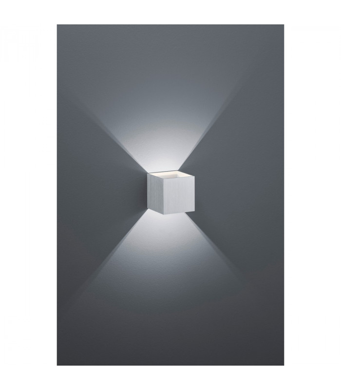 Louis Modern Up & Down Wall Lamp Brushed aluminium 3000K-2