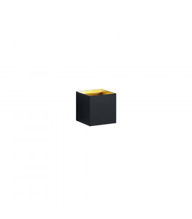 Louis Modern Up & Down Wall Lamp Black Matt 3000K-1