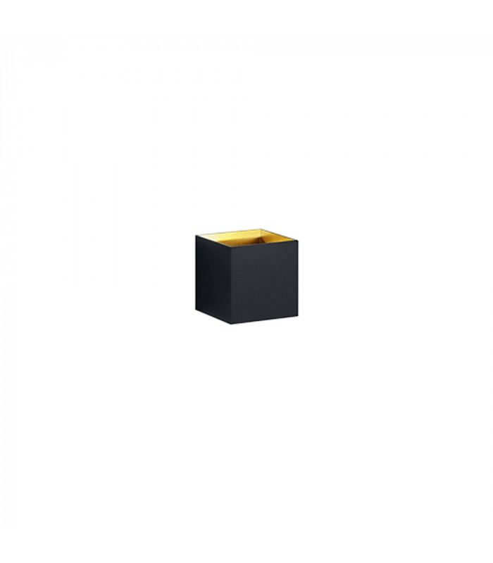 Louis Modern Up & Down Wall Lamp Black Matt 3000K-1