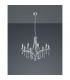 Lucerna Modern 8 Light Multi Arm Pendant Ceiling Light Chrome-2