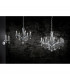Lucerna Modern 8 Light Multi Arm Pendant Ceiling Light Chrome-3