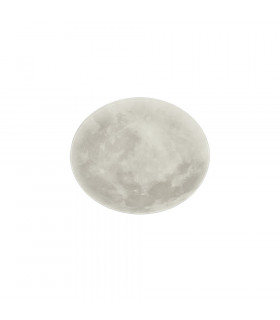 Lunar Modern 22W LED Semi Flush Light White 3000K Remote control-1
