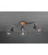 Madras Vintage 3 Light Ceiling Spotlight Bar Antique silver-3