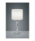 Nandor Modern 2 Light Table Lamp with Round Shade Nickel Matt 3000K-3