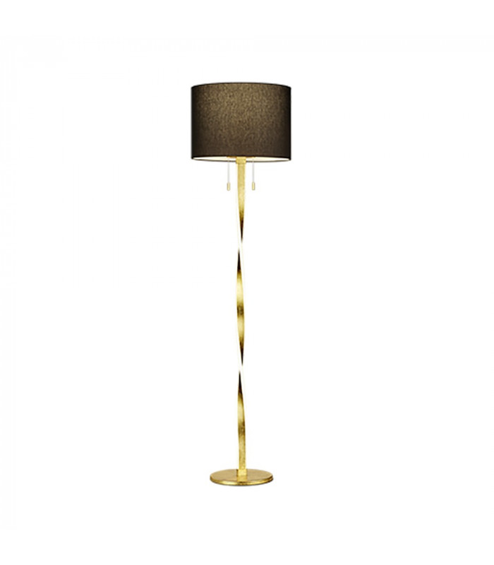 Nandor Modern 2 Light LED Integrated Floor Lamp Gold 3000K-1