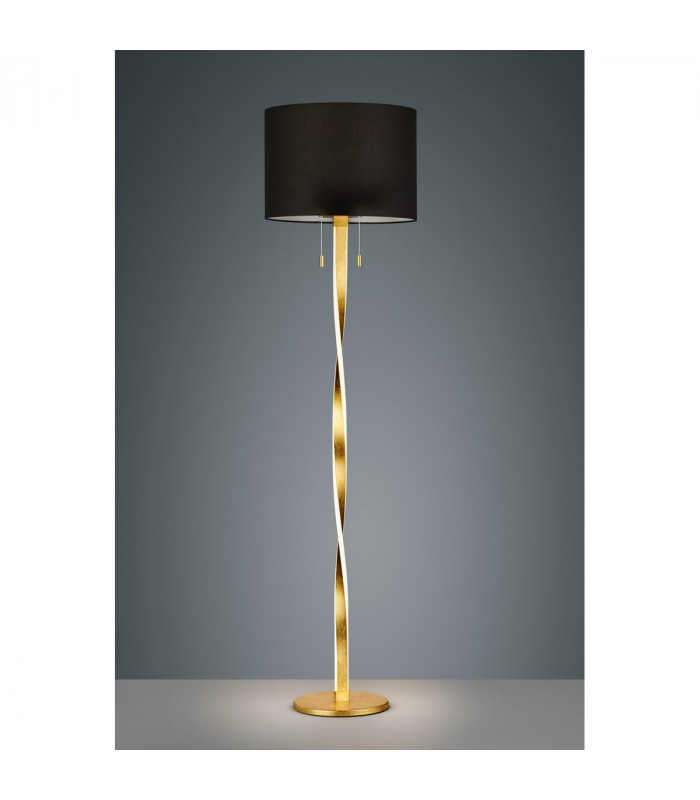 Nandor Modern 2 Light LED Integrated Floor Lamp Gold 3000K-4