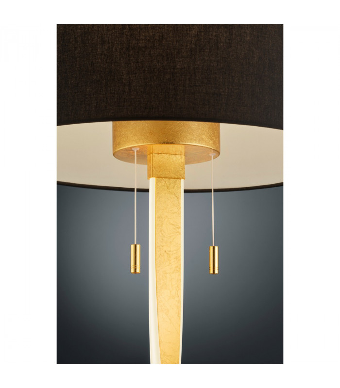 Nandor Modern 2 Light LED Integrated Floor Lamp Gold 3000K-5