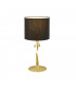 Nandor Modern 2 Light Table Lamp with Round Shade Gold 3000K-1