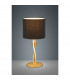 Nandor Modern 2 Light Table Lamp with Round Shade Gold 3000K-2