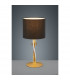Nandor Modern 2 Light Table Lamp with Round Shade Gold 3000K-3