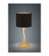 Nandor Modern 2 Light Table Lamp with Round Shade Gold 3000K-4