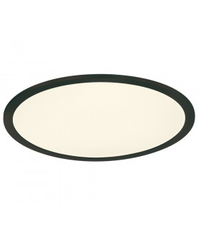 Phoenix Modern 26W 45cm Round LED Panel Black Matt 3000K-1