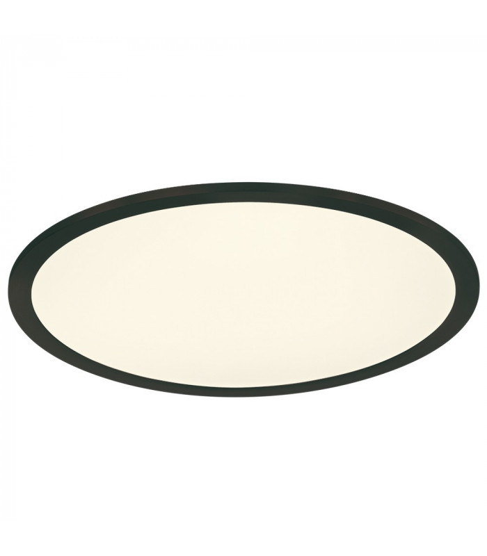 Phoenix Modern 26W 45cm Round LED Panel Black Matt 3000K-1